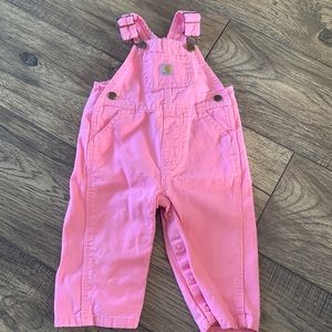 Carhartt overalls 9mo girls